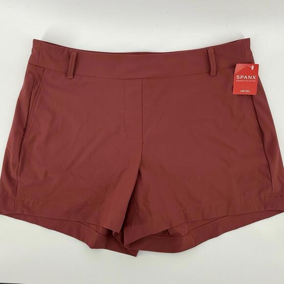 Spanx Large Sunshine Short 4" Sun Washed Red 50473R - Picture 1 of 6
